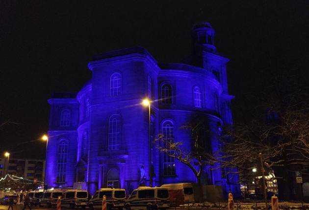 Art Evolution Service illuminiert Paulskirche