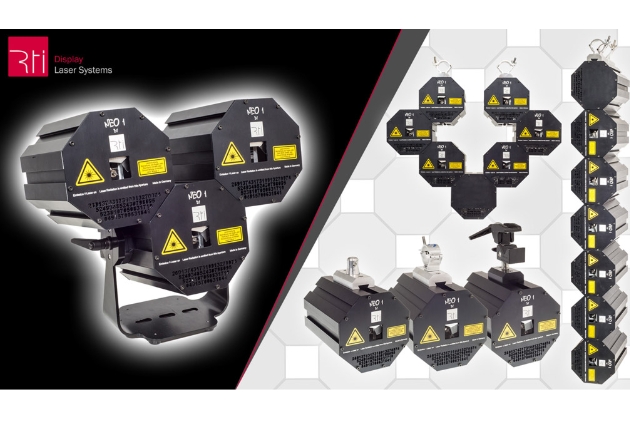 Modulare RTI NEO ONE Lasersysteme auf der Prolight + Sound PRG Stage eingesetzt