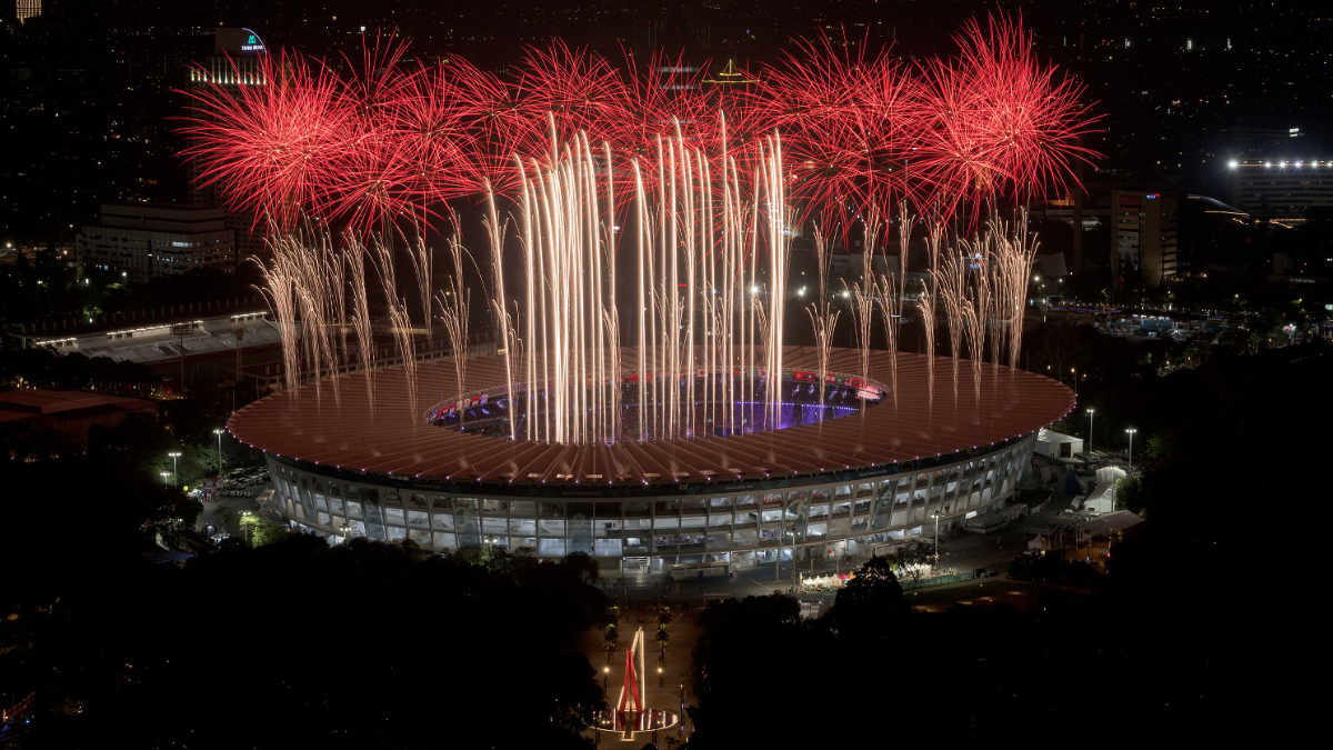 Lunatx SFX gestaltet spektakuläre Pyroshow bei den Asian Games﻿