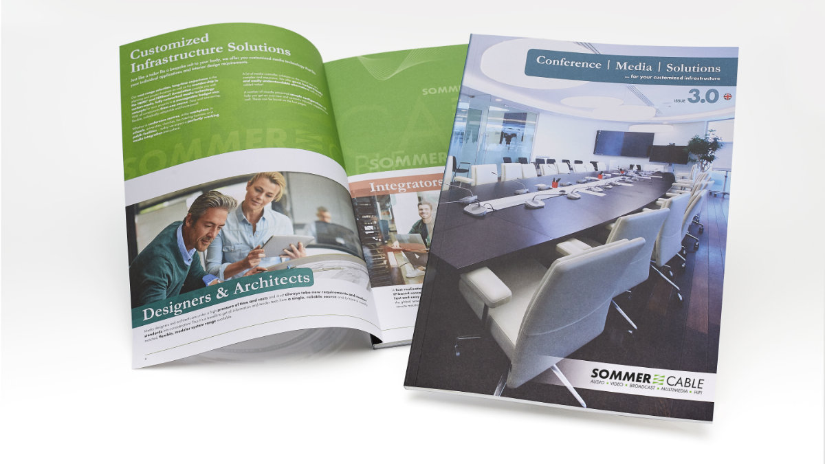 Sommer cable Spezialkatalog CONFERENCE|MEDIA|SOLUTIONS ist jetzt erhältlich