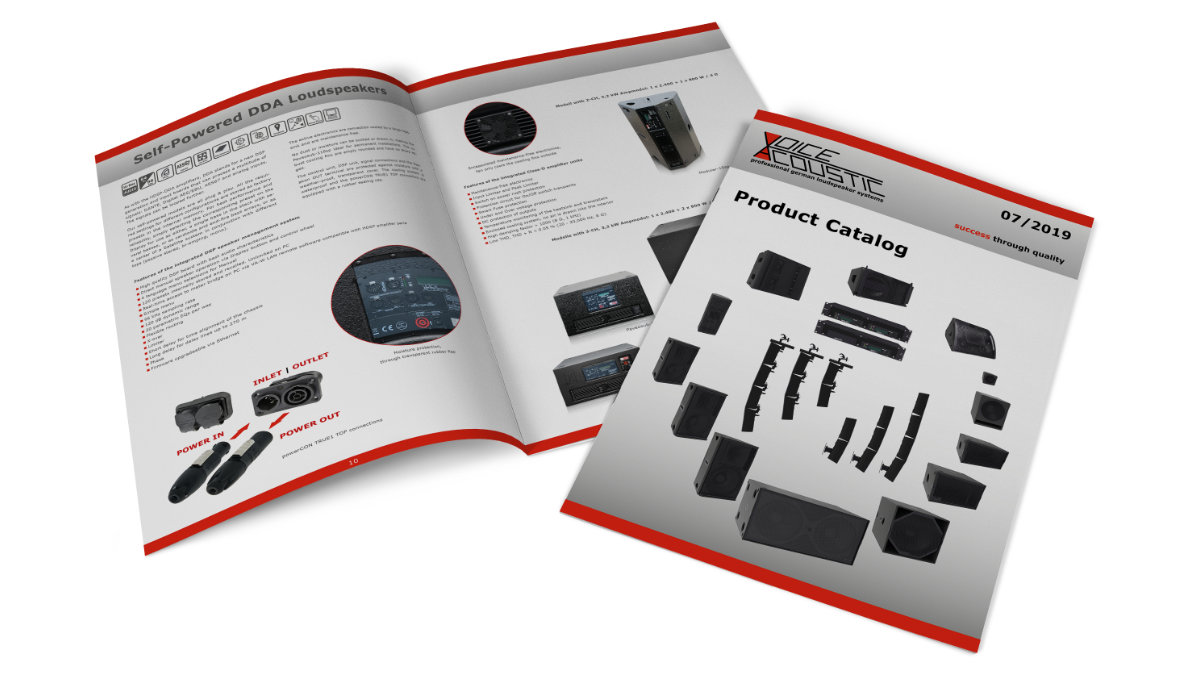 Voice-Acoustic stellt neuen Produktkatalog vor