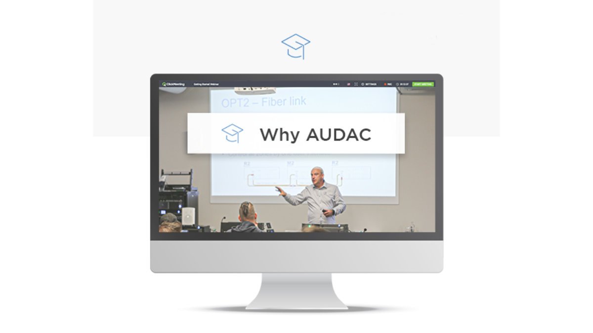 Neue Termine der interaktiven Education-Plattform von AUDAC