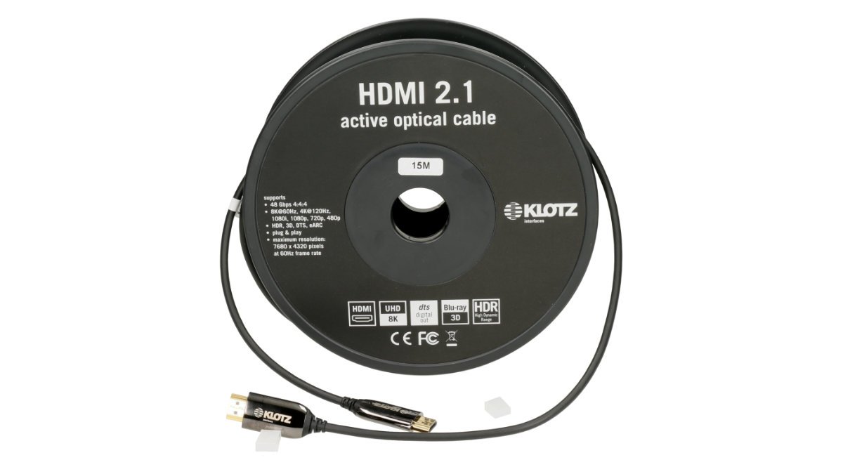 KLOTZ präsentiert die HDMI 2.1 AOC Serie