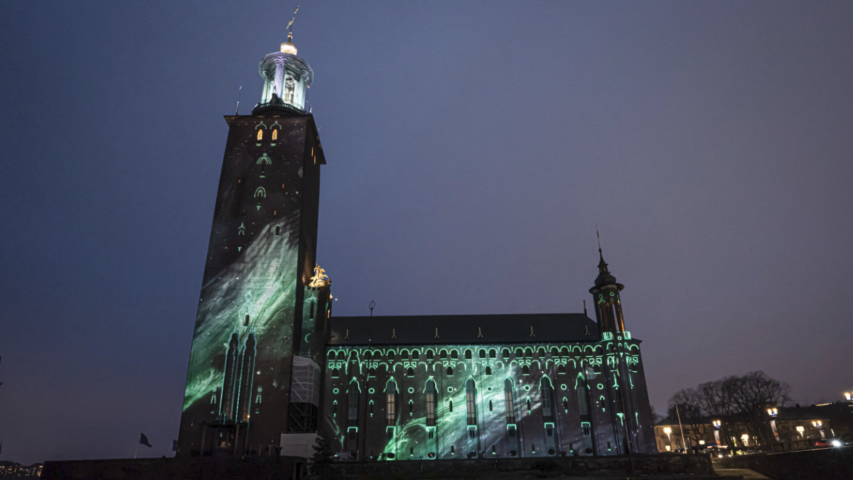 Panasonic Projektoren illuminieren das Stockholmer Rathaus