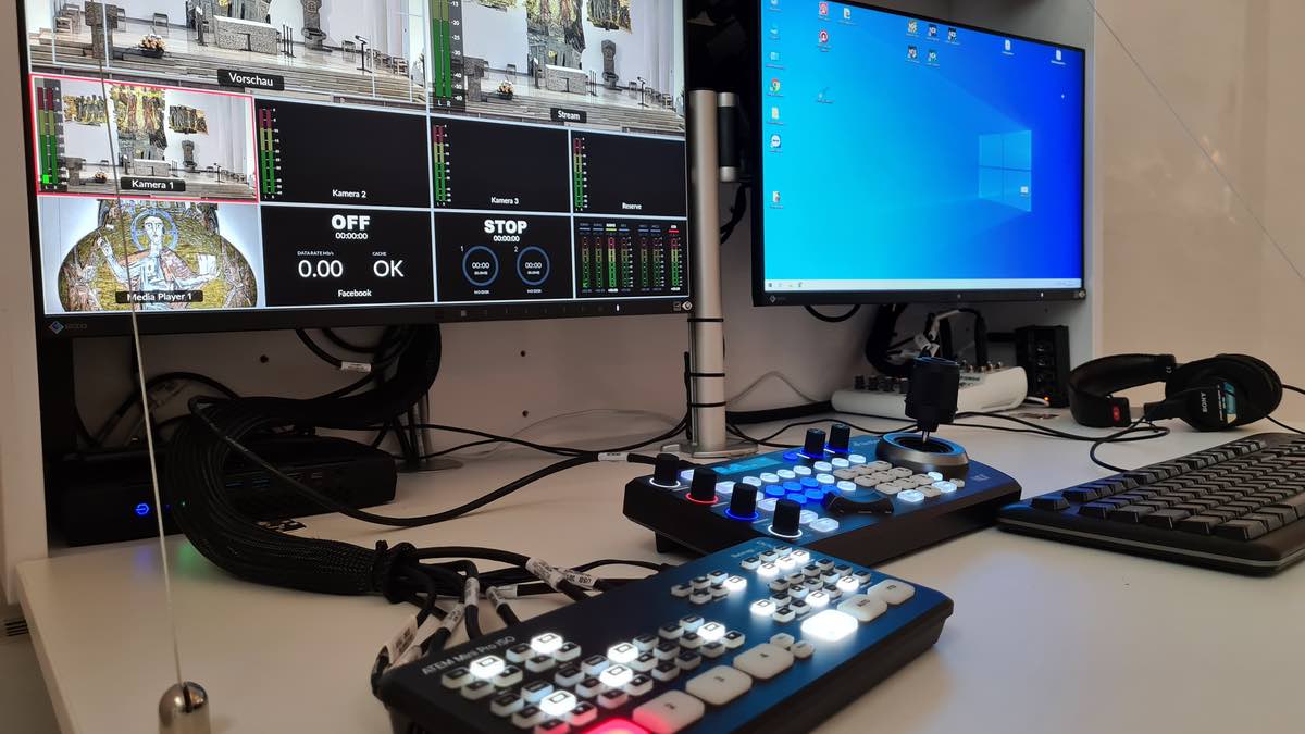 Streaming-Setup für Domkirche von Broadcast Solutions