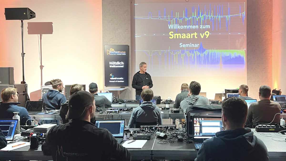 Erfolgreiches Smaart-Seminar in den RheinlandStudios