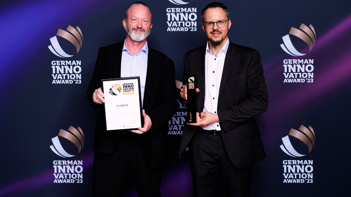 German Innovation Award Gold für ECOHEMP