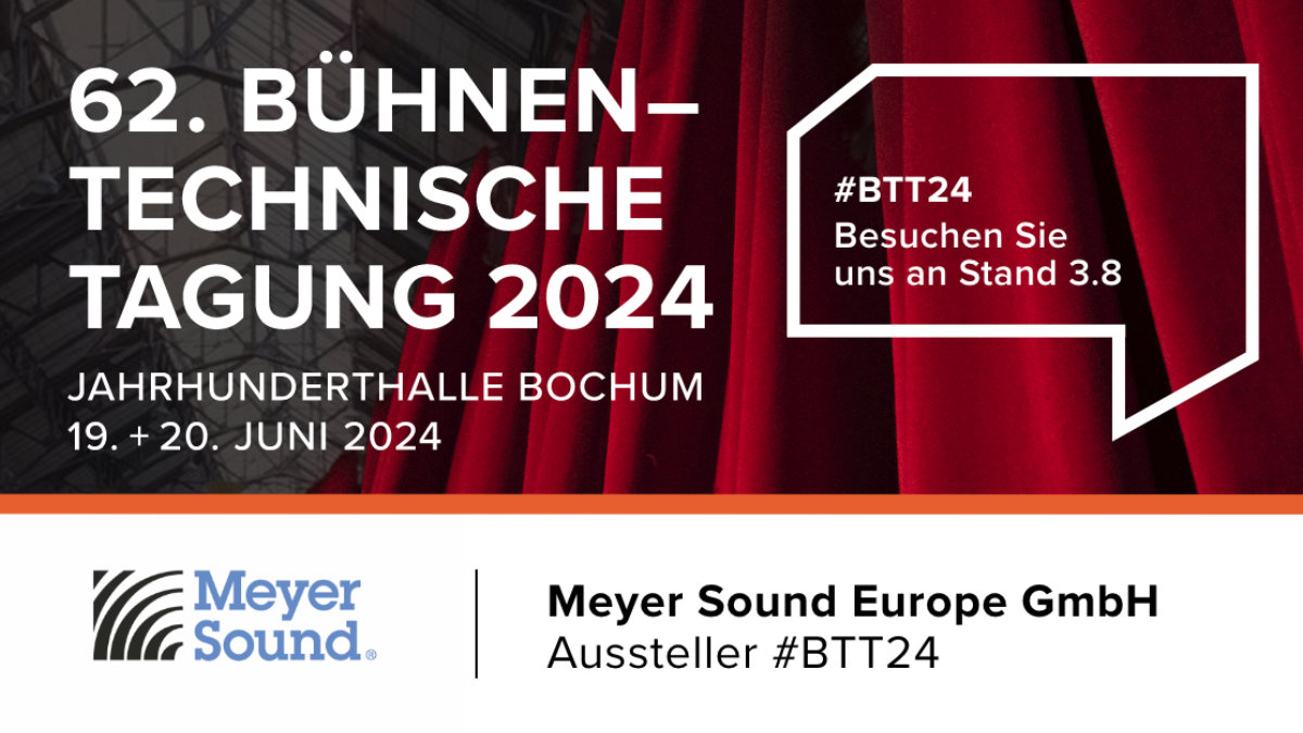 Meyer Sound auf der Bühnentechnischen Tagung