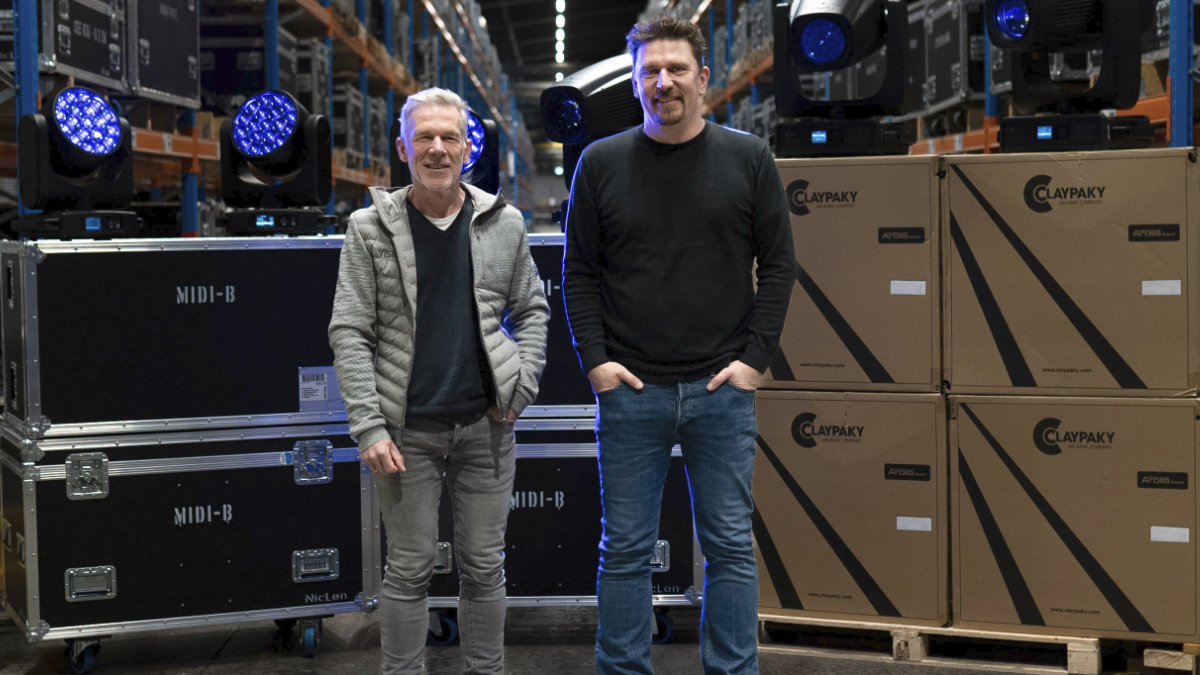 NicLen investiert erneut in Movinglights von Claypaky