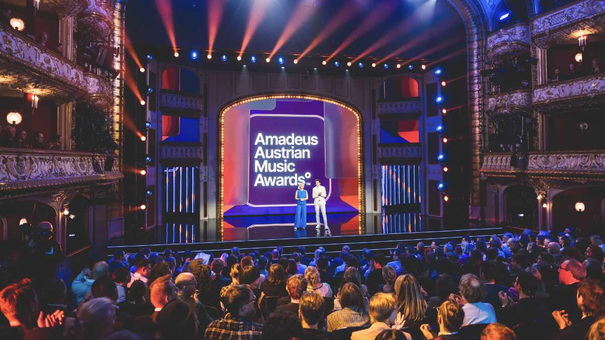 Martin MAC One beim Amadeus Austrian Music Awards