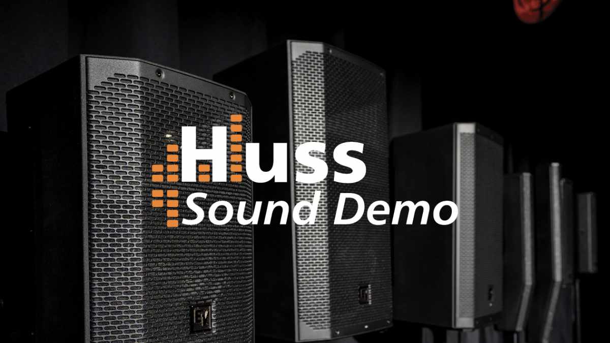 Huss Sound Demo Center wird eröffnet