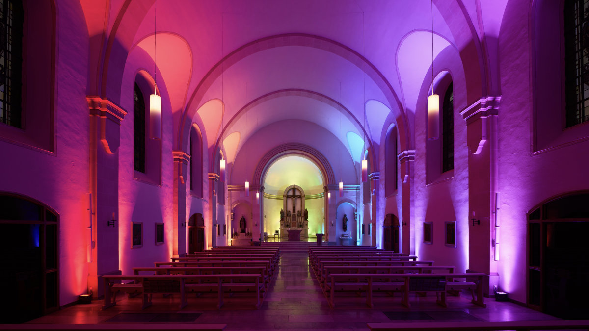 PROLIGHTS in der St. Laurentius Kirche in Westerwiehe