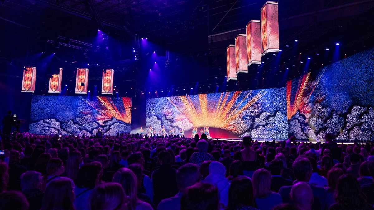 Green Hippo bei der Helene Fischer Show