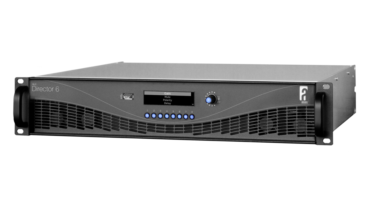Alcons Audio präsentiert den Director6 Controller-Verstärker