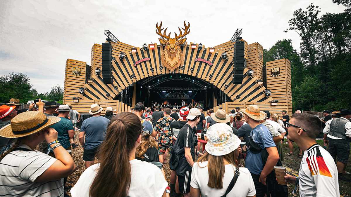 TT+ Audio und RCF beim Woodstock der Blasmusik