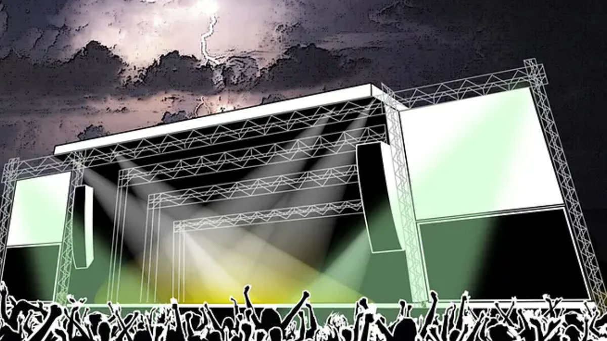 Neuer Leitfaden Blitzschutz bei Veranstaltungen im Freien und in Zelten