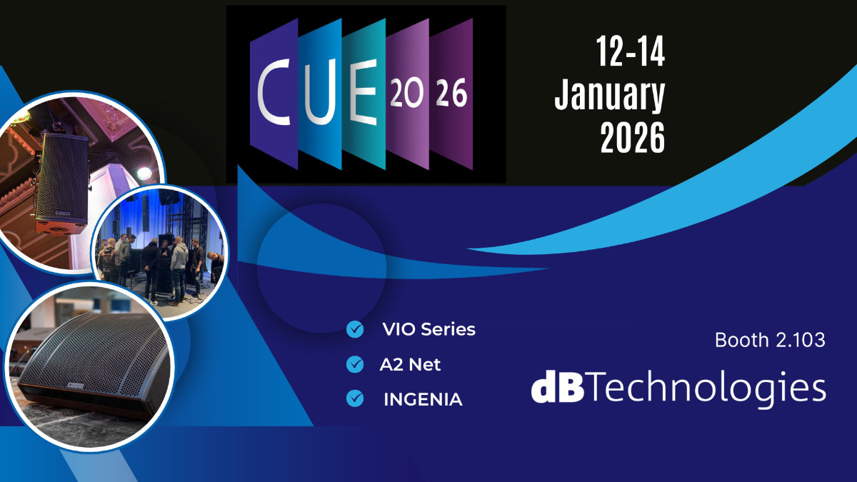dBTechnologies auf der CUE 2026 in Rotterdam