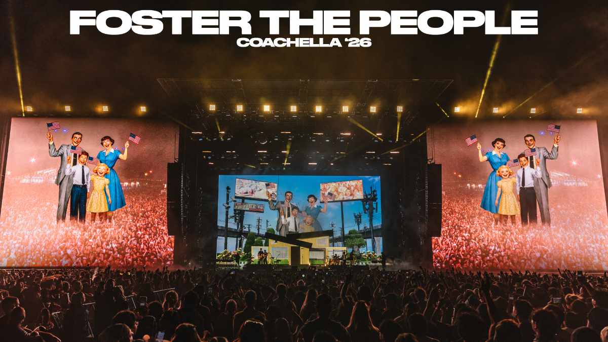 ELATION Rayzor Blade bei Foster the People