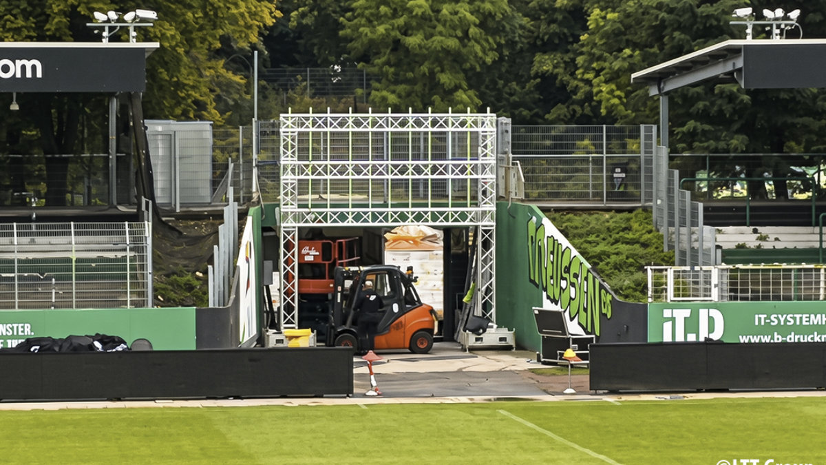 LTT Sondertragwerk für LED-Wall in Münster