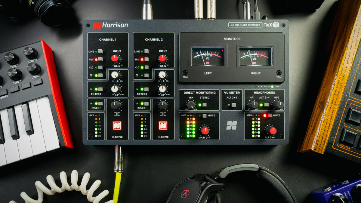 Harrison Audio präsentiert Flex 10 Audio Interface